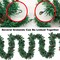 Pre-lit 9 ft Christmas Garland with Red Berries and Pine Cones, 50 Waterproof LED Lights (1)